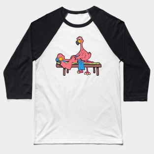 Flamingo massages - Physiotherapy Baseball T-Shirt